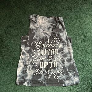 Harry Potter I Solemnly Swear That I Am Up To No Good Tie-Dye Tank Top